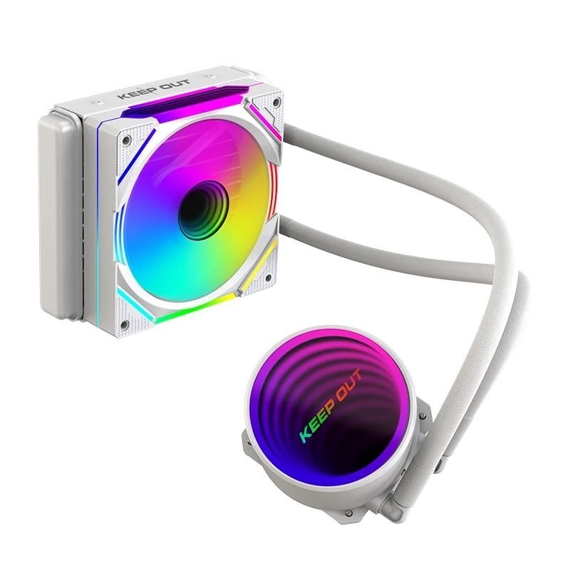 keep out refrigeracion liquida xwc-120 white 120mm