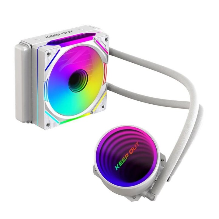 keep out refrigeracion liquida xwc-120 white 120mm