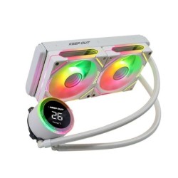 keep out refriger liquida xwc-240w pro 240mm white