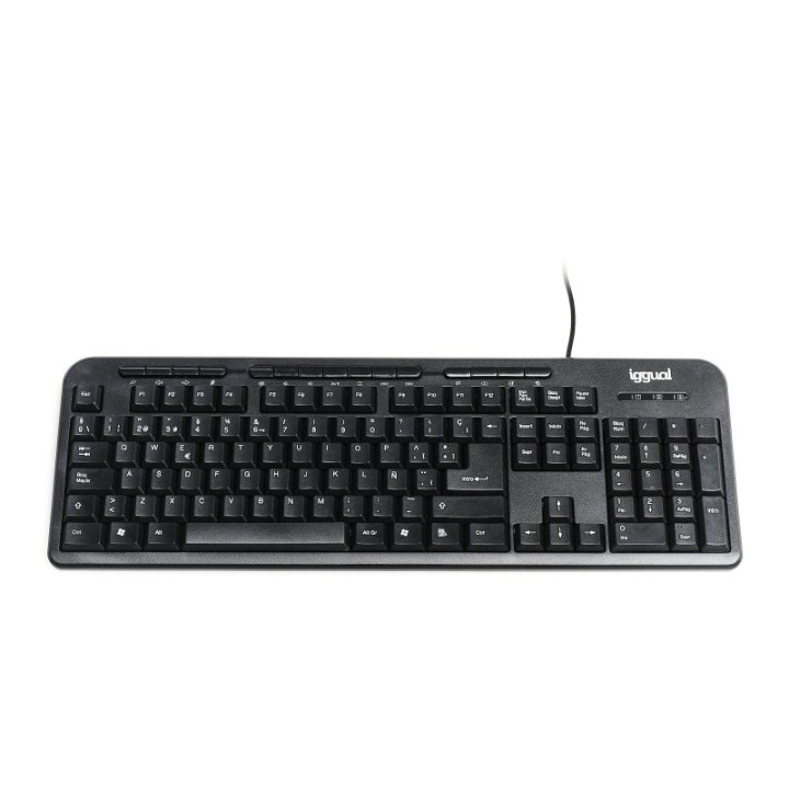 iggual teclado multimedia ck-basic-120t negro