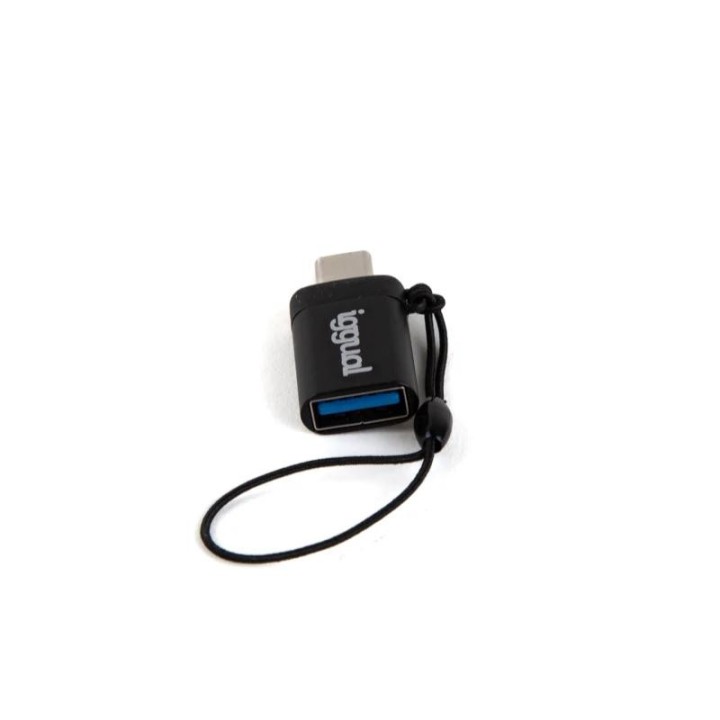 iggual adaptador usb otg tipo c a usb-a 3.1 negro