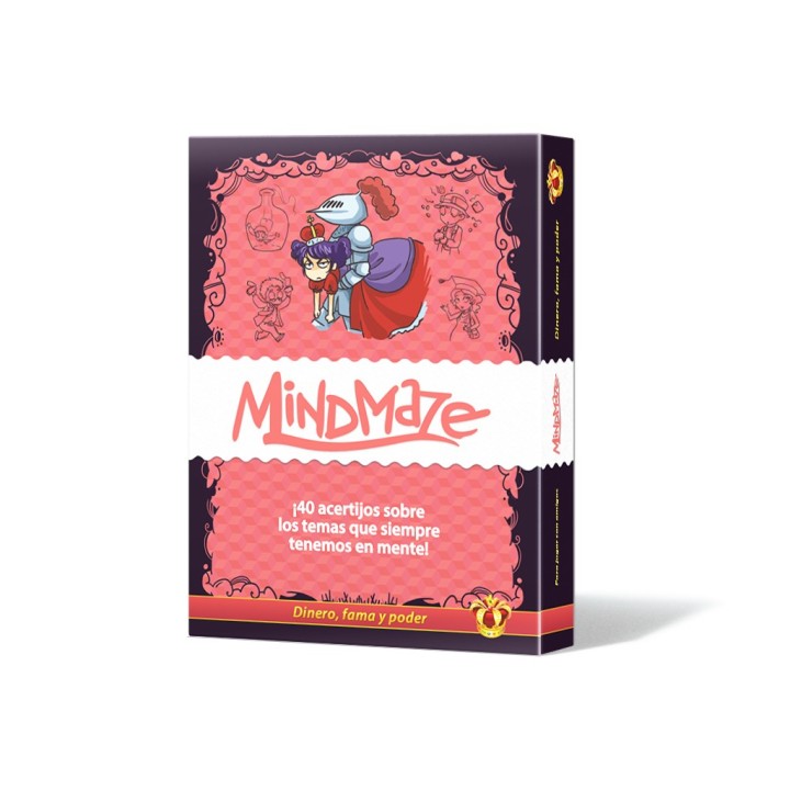 juegos juego de mesa mind maze: dinero fama y poder pegi 14