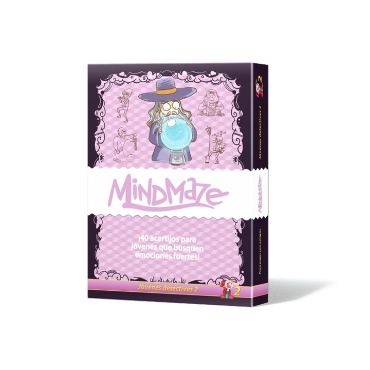 juegos juego de mesa mind maze: jovenes detectives 2 pegi 14