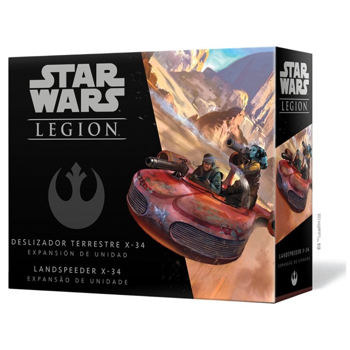 juegos juego de mesa star wars legion : deslizador terrestre x - 34 pegi 14