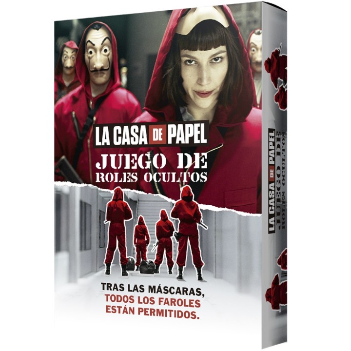 juegos juego de mesa asmodee la casa de papel: roles ocultos pegi 14