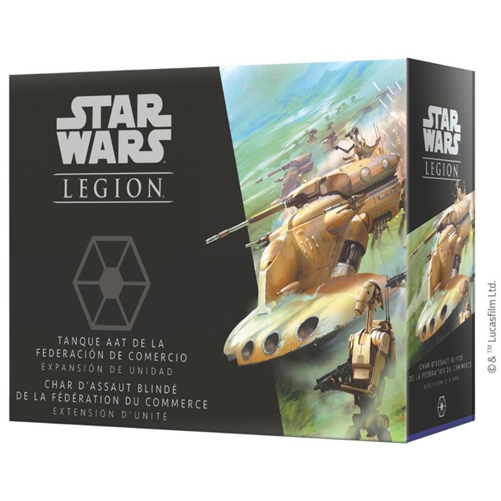 juegos juego de mesa star wars legion : tanque aat de la federacion de comercio pegi 14
