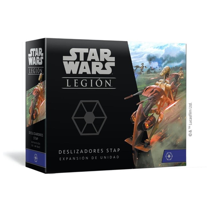 juegos juego de mesa star wars legion : deslizadores stap pegi 14