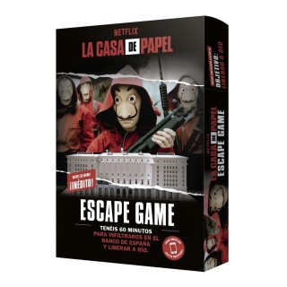 juegos juego de mesa la casa de papel: escape game 2 edad recomendada 14 anos
