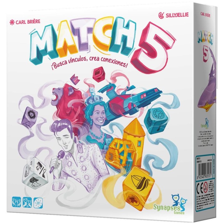 juegos juego de mesa match 5 pegi 10
