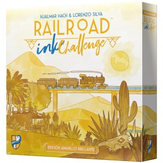 juegos juego de mesa railroad ink: edicion amarilla pegi 8