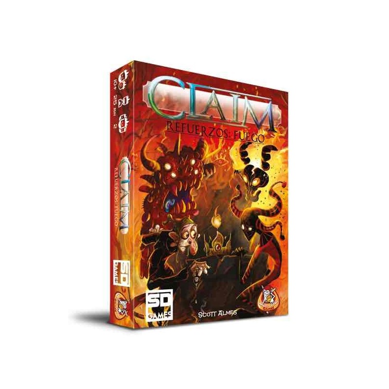 sd games juego de mesa claim refuerzos: fuego pegi 10
