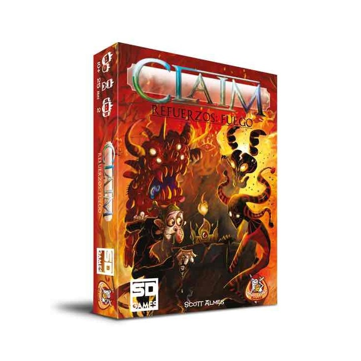sd games juego de mesa claim refuerzos: fuego pegi 10