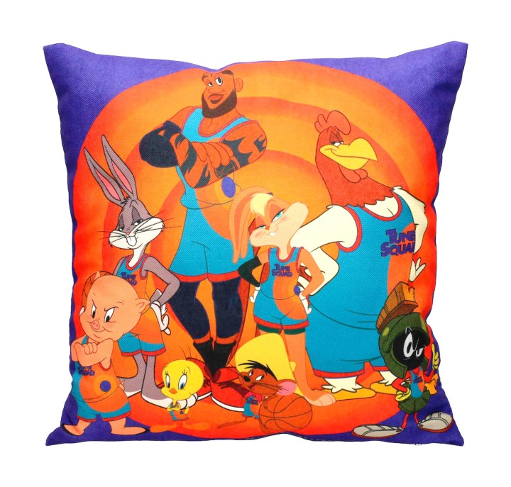 sd toys cojin cuadrado tune squad team space jam looney tunes