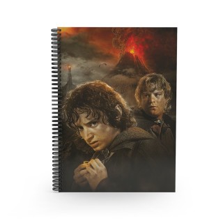 sd toys libreta efecto 3d frodo y sam el senor de los anillos