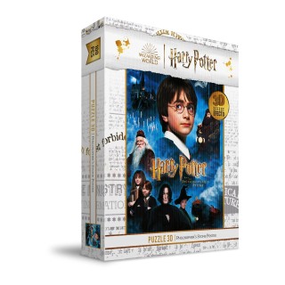sd toys puzzle 100 efecto 3d poster piedra filosofal harry potter