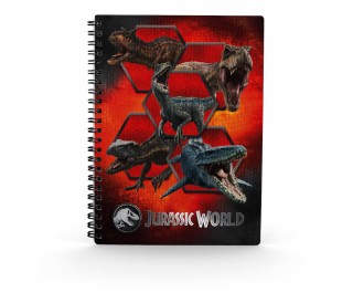 sd toys libreta efecto 3d carnivorous jurassic world
