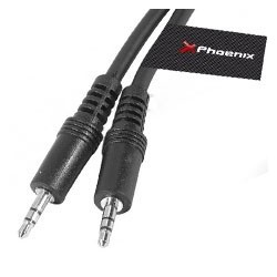 phoenix technologies cable de audio mini jack  3.5 mm m - m estereo de 3 m