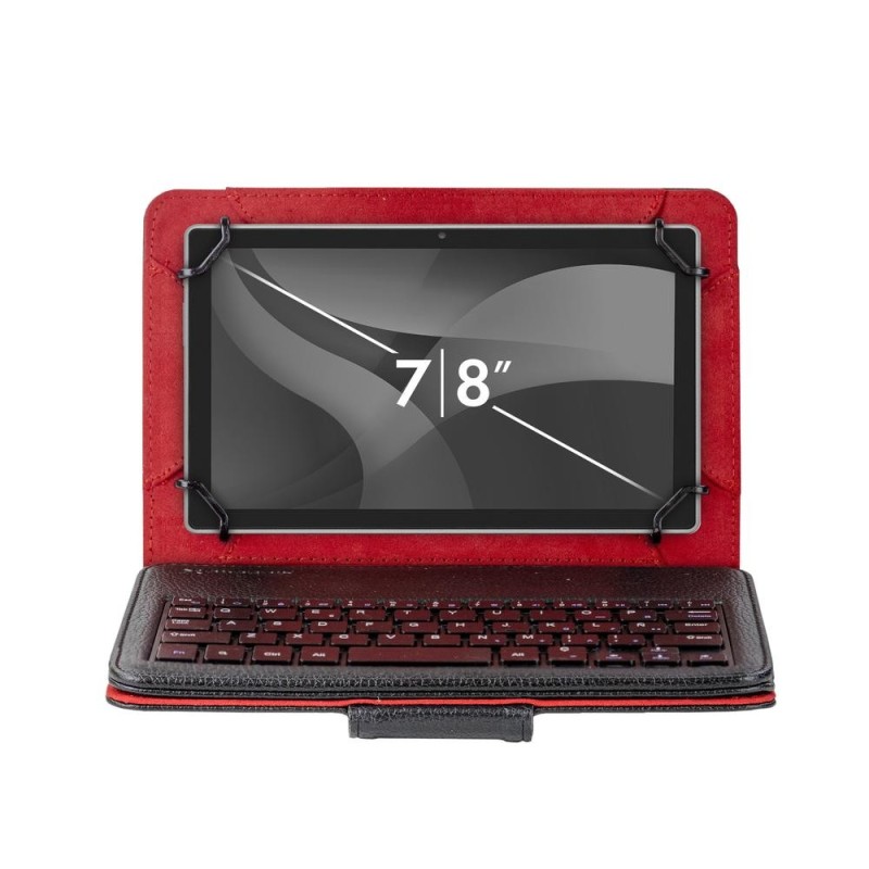 phoenix technologies funda universal phoenix para tablet hasta 8 pulgadas teclado con cable
