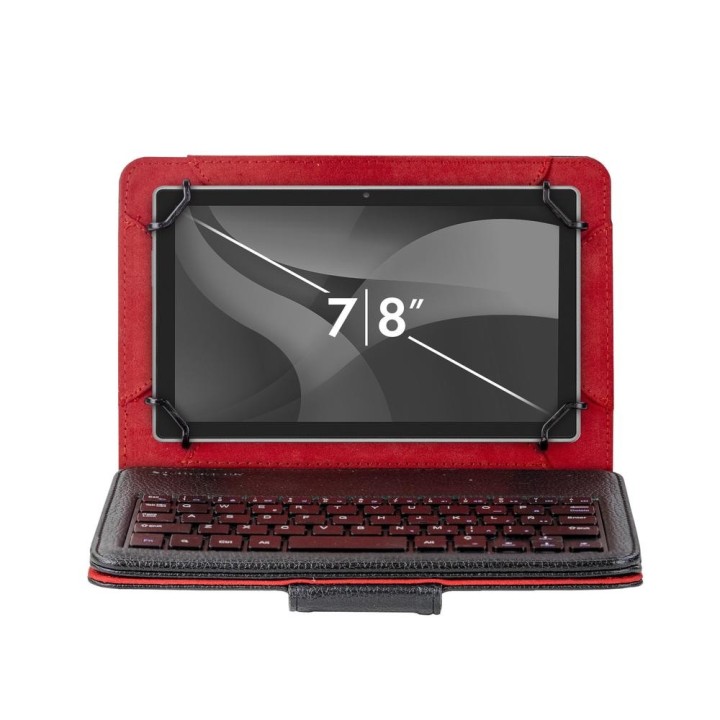 phoenix technologies funda universal phoenix para tablet hasta 8 pulgadas teclado con cable