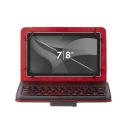 phoenix technologies funda universal phoenix para tablet hasta 8 pulgadas teclado con cable