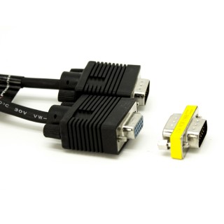 phoenix technologies cable svga d - sub15 de 5 m - m - h con adaptador m - m