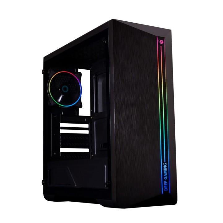 deep gaming caja ordenador gaming deep gaming dgc200 rgb atx usb 3.0 sin fuente
