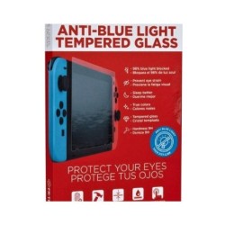 cristal templado fr-tec switch 2 anti luz azul bloquea 98% luz azul 9h 0.3mm