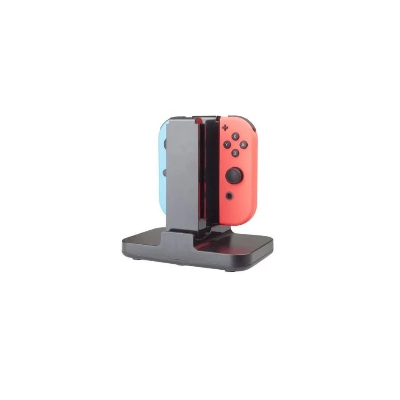 base carga fr-tec nintendo switch 2 carga 4 mandos usb-c