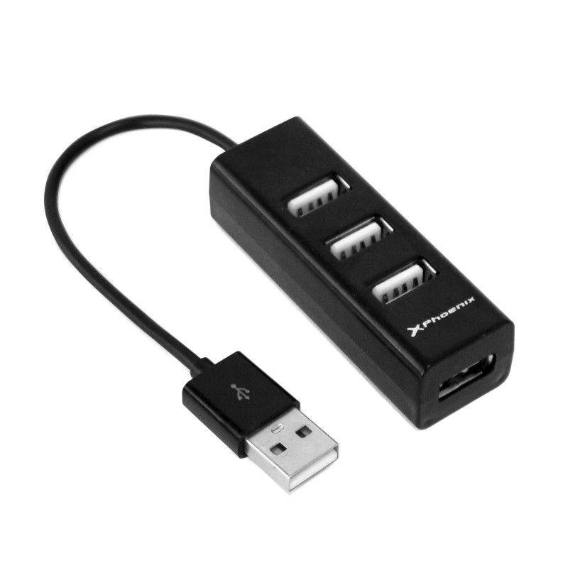 phoenix technologies hub usb portatil phoenix 4 puertos usb 2.0 cable conector usb flexible diseno c