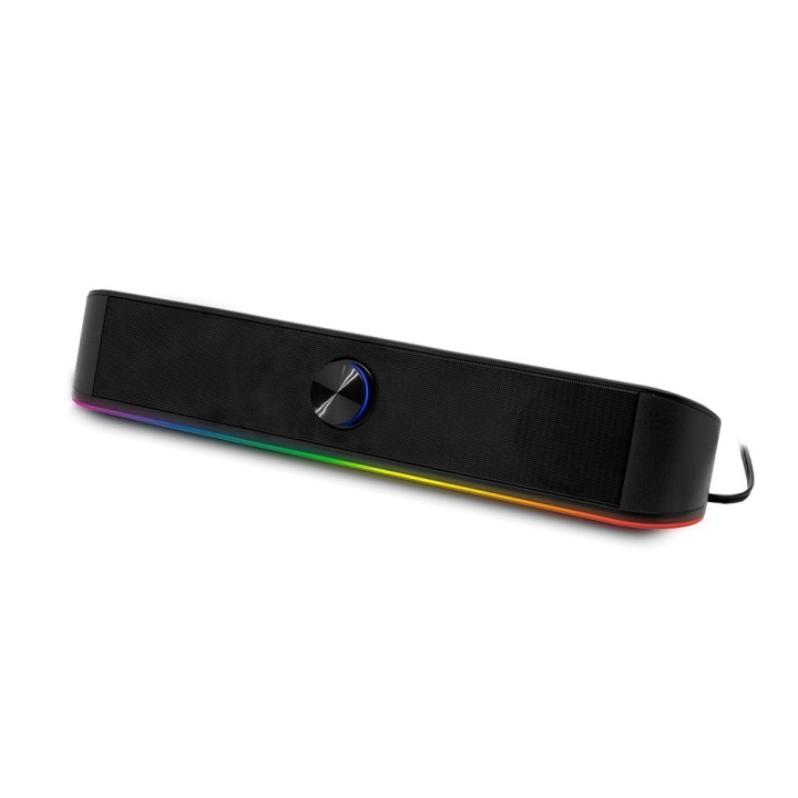 phoenix technologies phoenix ohmios barra sonido rgb 6w rms bt - bluetooth - usb - aux - botones tac