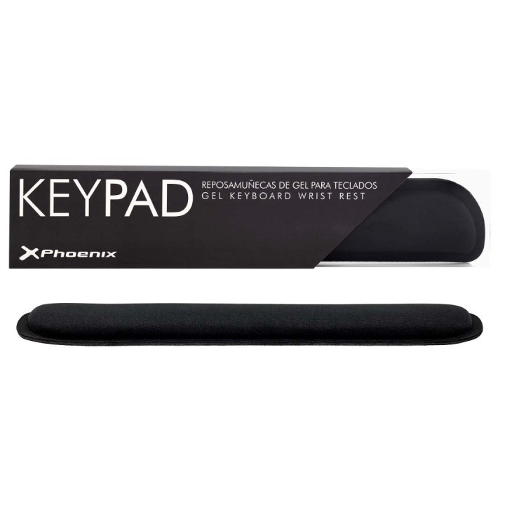 phoenix technologies phoenix keypad reposamunecas ergonomico espuma con memoria alta densidad negro