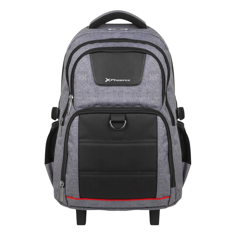phoenix technologies mochila con ruedas trolley phoenix discovery g para portatil 17 pulgadas gris