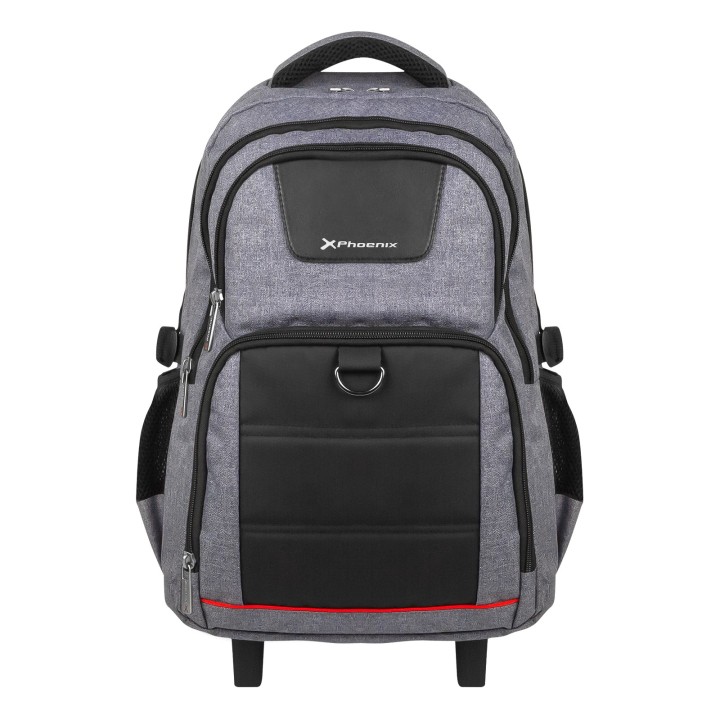phoenix technologies mochila con ruedas trolley phoenix discovery g para portatil 17 pulgadas gris
