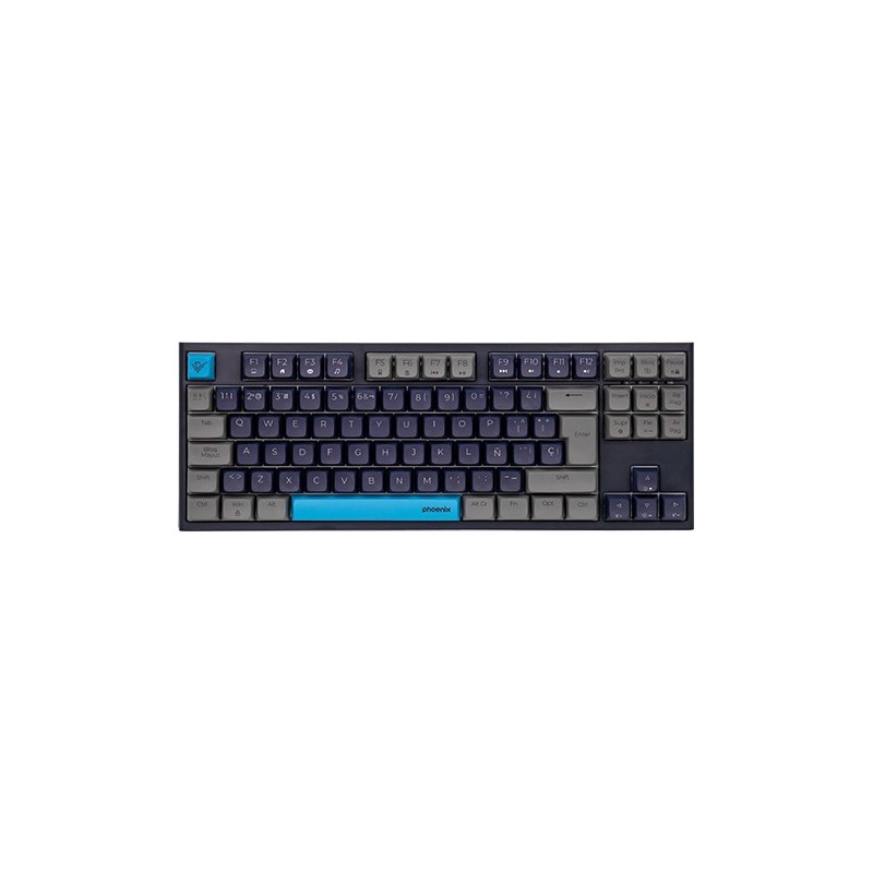 phoenix technologies teclado gaming royal pbt mecanico negro