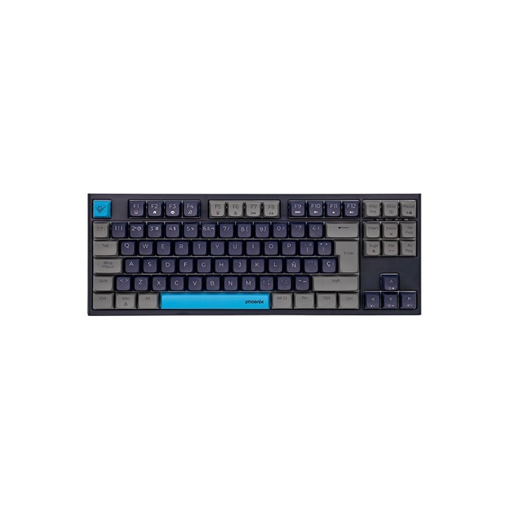 phoenix technologies teclado gaming royal pbt mecanico negro