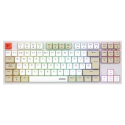 phoenix technologies teclado gaming royal pbt mecanico blanco