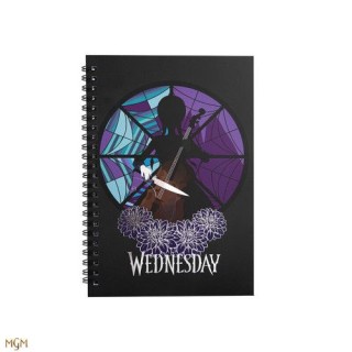 cuaderno wednesday con cello 14,5x21 cm cinereplicas cr5174