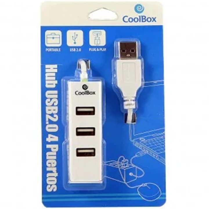 coolbox hub coolbox 4 puertos usb 2.0