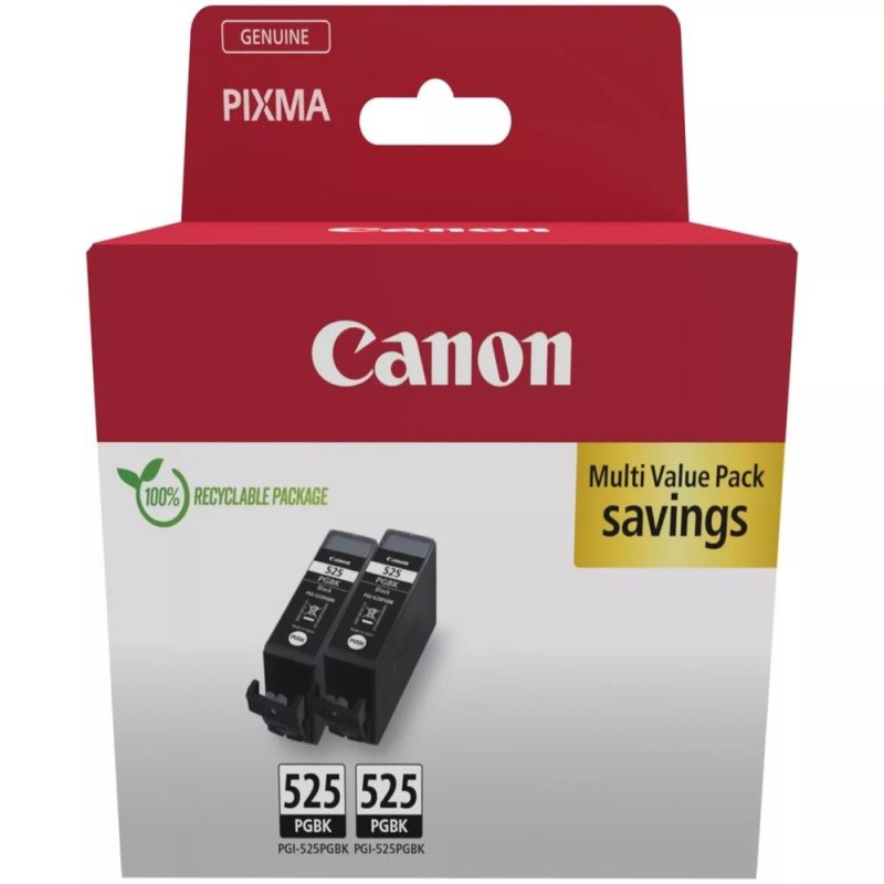 canon pack cartucho tinta canon pgi - 525pgbk