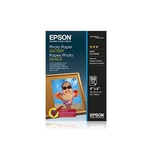 epson papel foto epson s042547 glossy 10x15 50 hojas