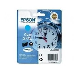 epson cartucho tinta epson t271240 27xl cian wf - 3620 - 3460dtwf - dwf -  despertador