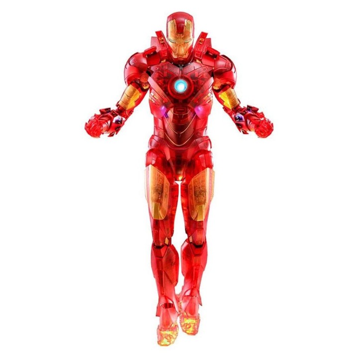 hot toys figura hot toys marvel avengers vengadores iron man 2 mm 1 - 6 iron man mark iv version hol