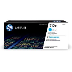 hp hp cartucho de toner original laserjet 212x cian de alta capacidad
