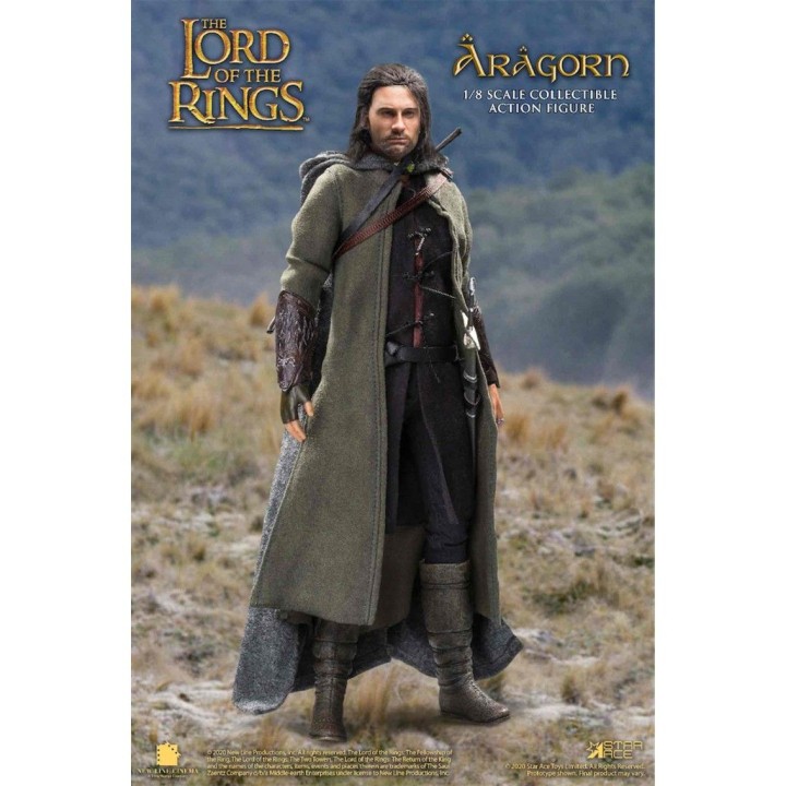 star ace figura star ace el se?or de los anillos aragorn 2.0 version especial real master serie 22.5
