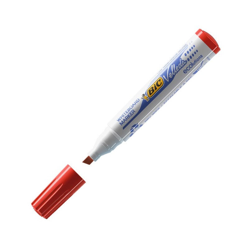 rotulad. piz blanca bic velleda 1751 rojo
