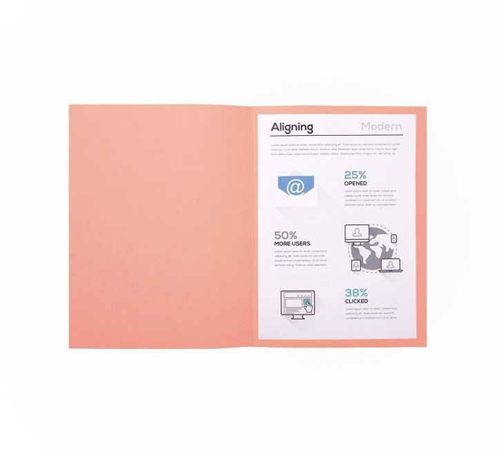 c.100 subcarp. exacompta forever 170gr rosa