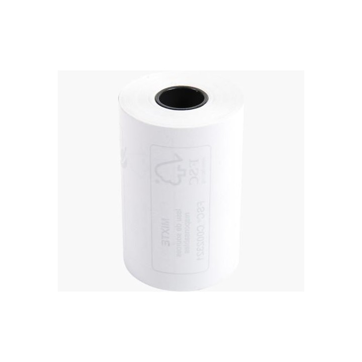 c. 20 ro papel termico exacompta 57x40mm s/bpa