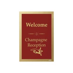 b. 2 marco durable duraframe adh a4 oro