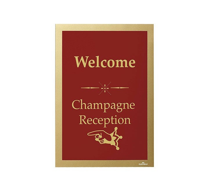 b. 2 marco durable duraframe adh a4 oro