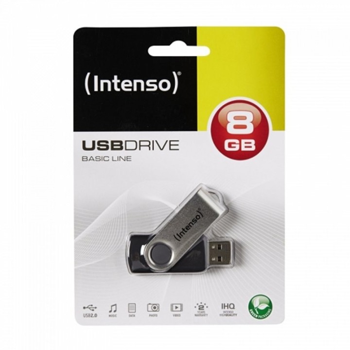 intenso 3503460 lapiz usb 2.0 basic 8gb